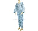 ★7/19-26 P最大27倍★【全国配送可】-テイコブ エコノミー上下続キ服 UW01 サックス S 幸和製作所 JAN 4938765002297 kt306421 取寄品 衣類 ねまき 介護ねまき-【介護福祉用具】