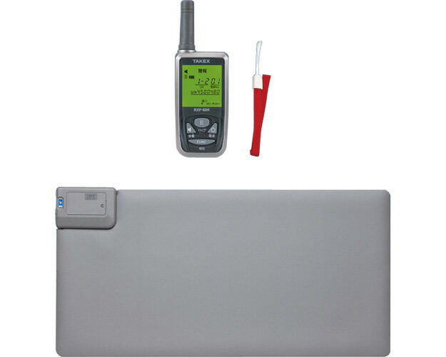 【病院専用商品】 ● 徘徊お知らせお待ちくん携帯型受信機セット HW-M48（KE）●メーカー名 竹中エンジニアリング●商品説明 ・マットセンサーを踏まれた時にお知らせする、ワイヤレスの徘徊お知らせセットです。・マットセンサーは検知部と送信部一体型なのでコードによるつまづき等の心配はありません。・すぐにご使用いただけるよう、あらかじめ電波登録設定しています。・マットセンサーを踏むと電波送信し、100m以内に設置した受信機でお知らせします。・休止タイマーで動作を一時的に休止します（約5分間）。・電池残量が少なくなると、送・受信機でお知らせします。・厚さ6mmの高感度薄型タイプで、床からずれにくいように裏面にすべり止め加工をしています。●商品仕様 ●サイズ／送信機：幅80×奥行40×高さ1.78（マット厚さ0.6cm）cm、受信機：幅3.6×奥行2.15×高さ7cm・アンテナ：長さ3.37cm●重さ／送信機：約1.38kg、受信機：約60g●材質／（送信機）送信部：樹脂・検知部：軟質塩ビ、（受信機）樹脂●電源／送信機：単4形アルカリ乾電池×2、受信機：AC100V（50/60Hz）12WまたはDC10〜16V 350mA●無線到達距離／約100m（見通し距離）●防水性／送信機：簡易防水構造●セット内容／マットセンサ送信機：TX-M48、携帯型受信機●JAN ● 日常生活　報知装置 徘徊センサー(非NC)介護　病院　クリニック　診療所　グループホーム　訪問看護　訪問介助　介助　居宅　施設　福祉　インボイス対応　適格請求書 ★お見積りはこちらから★ kt更新日 2025/10/16★月島堂はインボイス対応済！インボイスのご請求書、領収書をご発行可能です。★業界最安値に挑戦！専門店ならではの納得価格。★創業25年の信頼と実績！★多くのお客様に選ばれ、累積受注件数35000件突破！★月島堂は90％以上のお客様にご納得いただいております。★お気軽にお見積もりご依頼下さい★お見積りはこちらから★