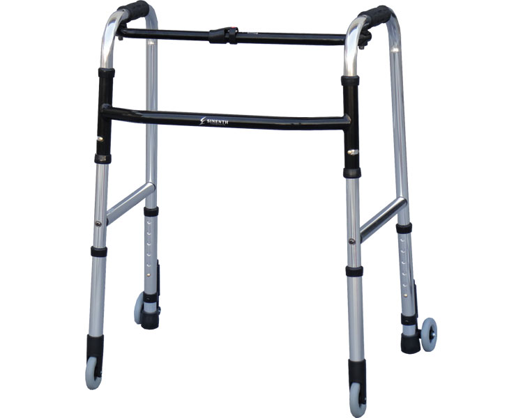 ★ポイント最大16倍★【全国配送可】-フレームウォーカー固定型Cモデル WF-5968WE3GW シンエンス JAN kt307166 取寄品 歩行関連 歩行車・歩行器 歩行器(キャスター付き)-【介護福祉用具】