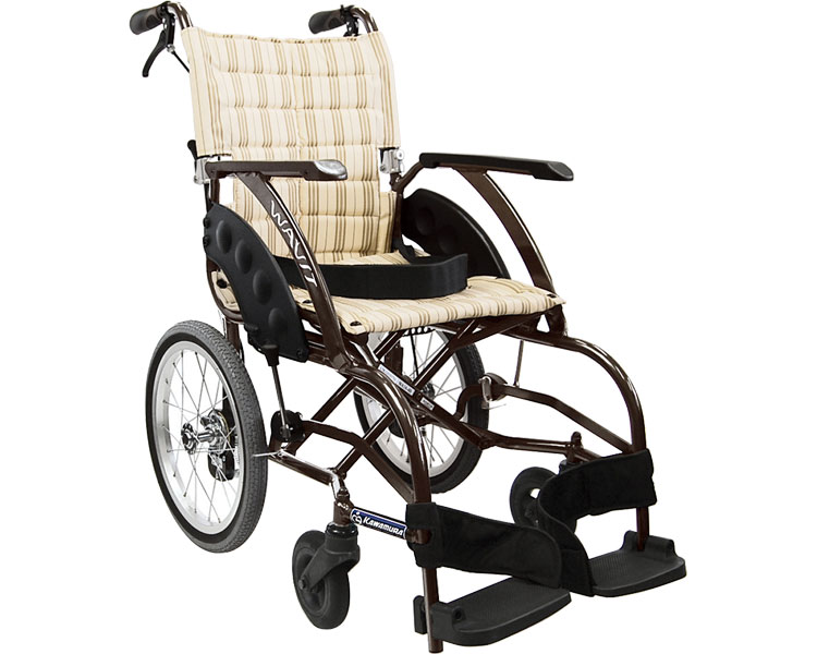 ★ポイント最大16倍★【全国配送可】-ウェイビット　WA16-42S ソフトタイヤ仕様　No.95 カワムラサイクル　JAN 4514133041961 kt308959 取寄品 歩行関連 車いす 介助式-【介護福祉用具】