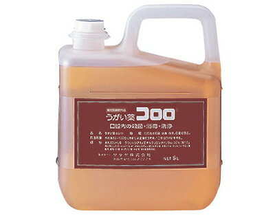 ★ポイント最大16倍★【全国配送可】-うがい薬　コロロ 12834　5L サラヤ　JAN 4987696128347 kt309338 取寄品 住環境用品 消耗品 消毒-【介護福祉用具】