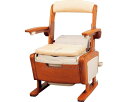 ★7/19-26 P最大27倍★【全国配送可】-家具調トイレAR-SA1シャワピタ ハネアゲL 533-814 アロン化成 JAN 4970210839485 kt312237 取寄品 排泄関連 ポータブルトイレ 木製トイレ-【介護福祉用具】