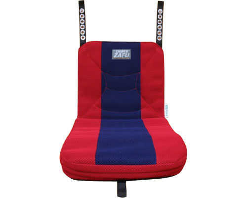 ★ポイント最大16倍★【全国配送可】-キャスパーZAFU　ウェッジサポート付　S レッド×ネイビー アシスト　JAN 4562479190102 kt318223 取寄品 歩行関連 車いすオプション 車いす用クッション-【介護福祉用具】