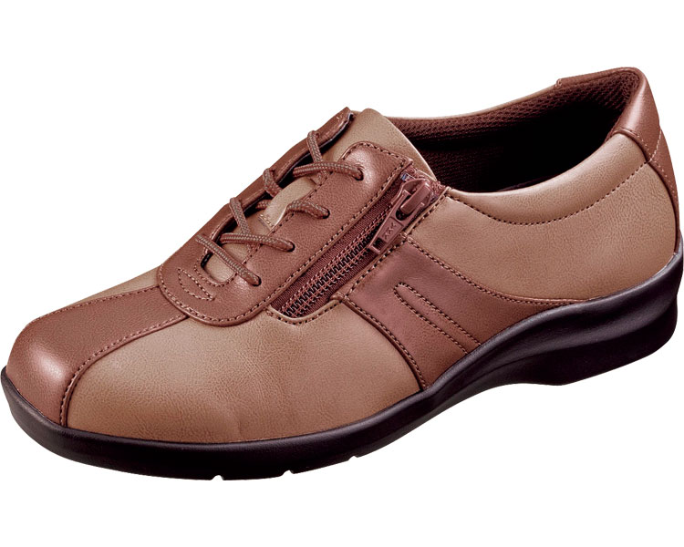 ★ポイント最大16倍★【全国配送可】-EVE195 オークコンビ　21.5cm ムーンスター　JAN 4938576395540 kt319302 取寄品 歩行関連 シューズ 屋外用-【介護福祉用具】