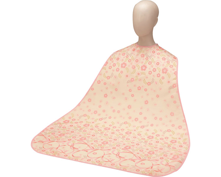 ★ポイント最大16倍★【全国配送可】-食事用エプロンII （ロングタイプ） 6068　シャーベットオレンジ エ..