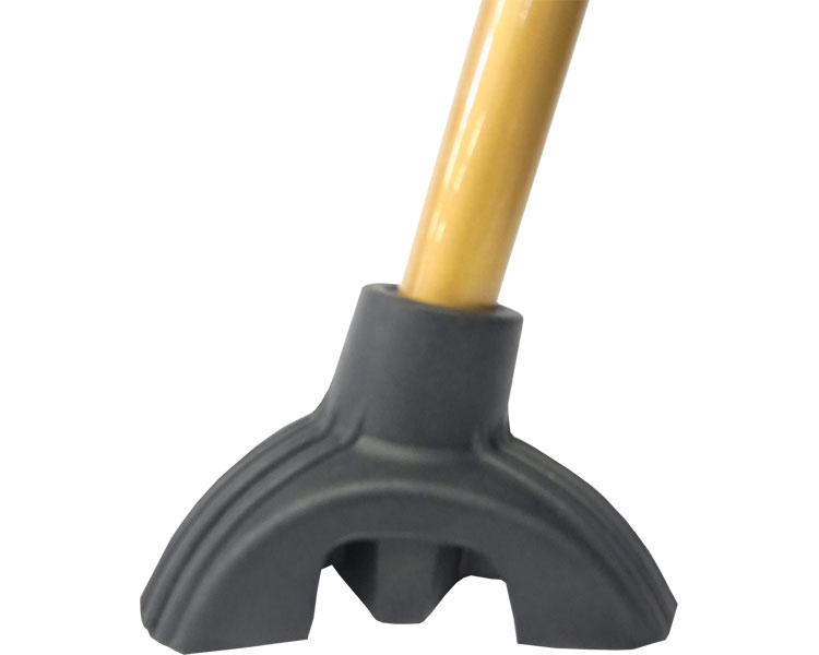 ★ポイント最大16倍★【全国配送可】-三点式杖先ゴム　たっちゃん 18mm ケイ・ホスピア　JAN 4544634700012 kt321172 取寄品 歩行関連 杖小物 ゴムチップ-【介護福祉用具】