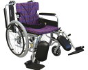 ★ポイント最大16倍★【全国配送可】-アルミ自走車イス KA820-40ELB-SL A10_赤チェック カワムラサイクル JAN 4514133049059 kt319828 取寄品 歩行関連 車いす 自走式-【介護福祉用具】(4)