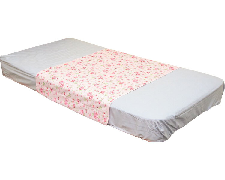 ★ポイント最大16倍★【全国配送可】-防水ソフトパイルシーツ花柄 BPS-2　ピンク 神戸生絲　JAN 49717514..