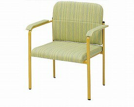 ★ポイント最大16倍★【全国配送可】-取ッ手付キチェア　背付肘付スタッキングチェア MM-18　ローズ ミトノ　JAN kt323906 取寄品 医療・施設 施設用家具 施設用いす-【介護福祉用具】