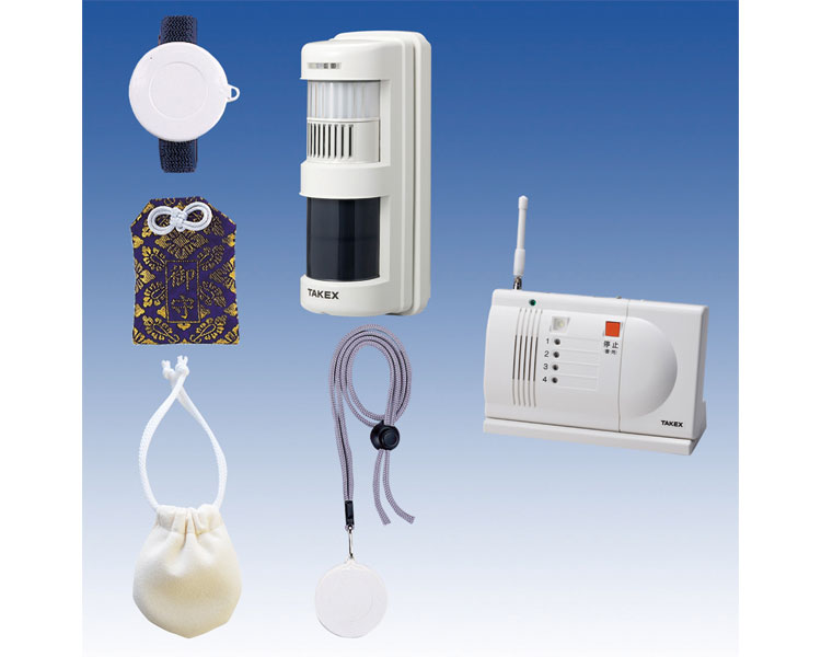 ★ポイント最大16倍★【全国配送可】-徘徊お知らせけいたいくん ACW-S（T）　卓上型受信機セット 竹中エンジニアリング　JAN kt325442 取寄品 日常生活 報知装置 一方向通信呼び出し-【介護福祉用具】