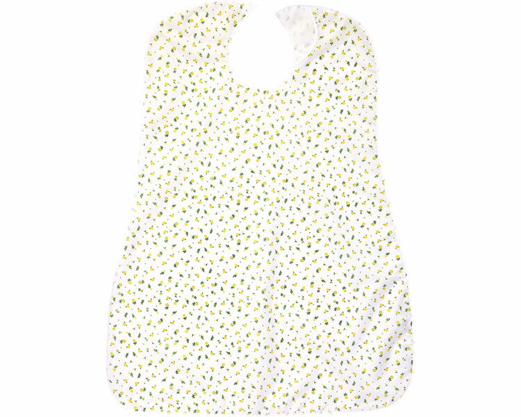 ★ポイント最大16倍★【全国配送可】-食事用エプロン 92416 花柄イエロー リブドゥコーポレーション JAN 4904585591822 kt327082 取寄品 食事関連 食事用エプロン 食事用エプロン-【介護福祉用具】