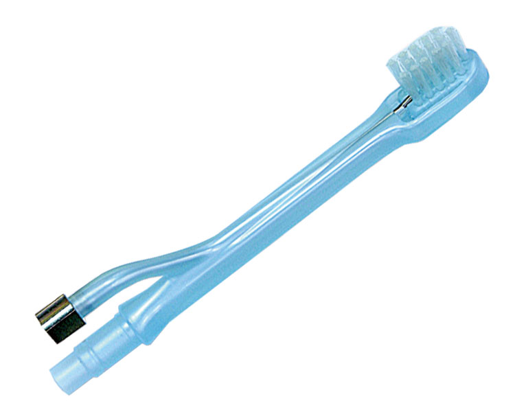 ★ポイント最大16倍★【全国配送可】-ミニ歯ブラシ　普通 E517　ブルー 東京技研　JAN 4562199986061 kt329079 取寄品 食事関連 口腔ケア用品 歯ブラシ-【介護福祉用具】