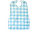 ★7/19-26 P最大27倍★【全国配送可】-食事用エプロン 92094 チェック柄ブルー リブドゥコーポレーション JAN 4904585591402 kt...