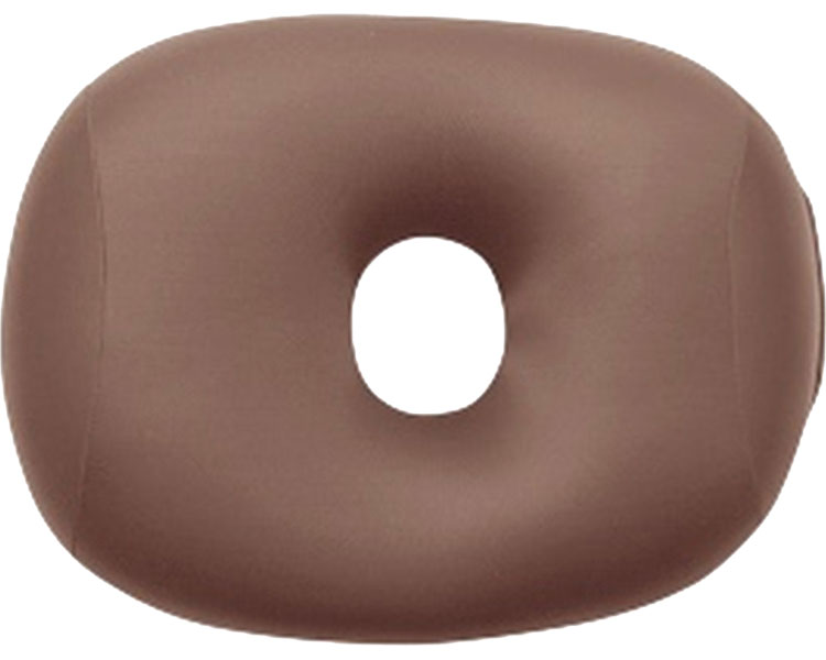 ★ポイント最大16倍★【全国配送可】-体にフィットする穴あき枕 茶 MOGU　JAN 4540323018611 kt334483 取寄品 ベッド関連 寝具 まくら-【介護福祉用具】