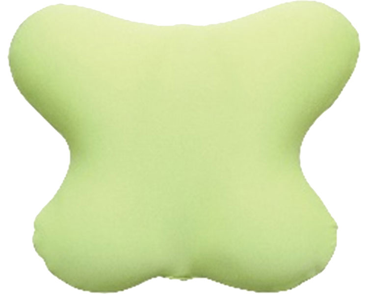 ★ポイント最大16倍★【全国配送可】-腰を楽にするクッション（カバー付） 緑 MOGU　JAN 4540323017584 kt334499 取寄品 ベッド関連 クッション ビーズクッション-【介護福祉用具】