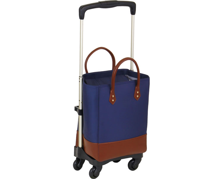 ★ポイント最大16倍★【全国配送可】-おとなりカート　ボックスタイプ WCC03　ネイビー 幸和製作所　JAN 4938765007537 kt336667 取寄品 歩行関連 ショッピングカート ショッピングカート-【介護福祉用具】