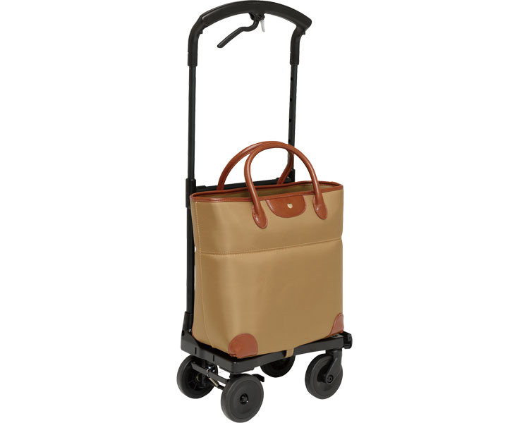 ★ポイント最大16倍★【全国配送可】-おとなりカート　ブレーキ付トートタイプ（右用） WCC04　ベージュ 幸和製作所　JAN 4938765007551 kt336670 取寄品 歩行関連 ショッピングカート ショッピングカート-【介護福祉用具】