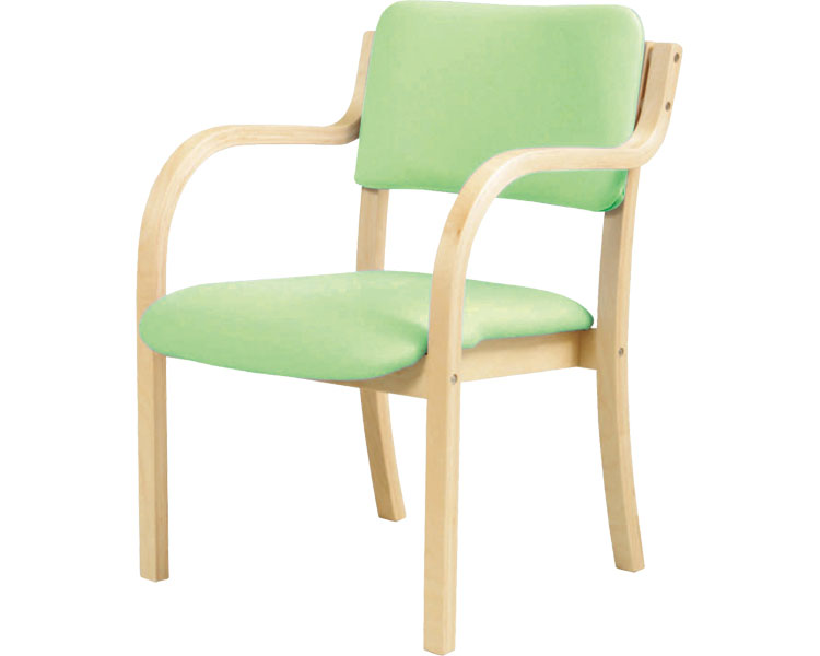 ★ポイント最大16倍★【全国配送可】-ダイニングチェア CX-10001　グリーン 介援隊　JAN kt336685 取寄品 医療・施設 施設用家具 施設用いす-【介護福祉用具】