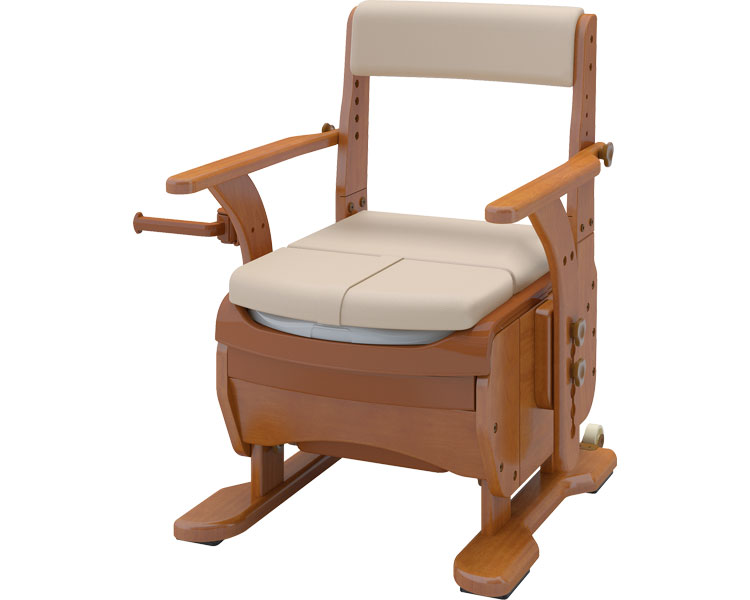 ★ポイント最大16倍★【全国配送可】-家具調トイレセレクトR　ノーマルワイド 533-860　ソフト・快適脱臭..