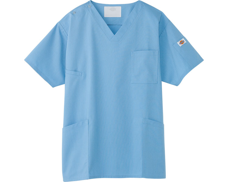 ★ポイント最大16倍★【全国配送可】-スクラブ 7033SC-2　ブルーS　L フォーク　JAN 4589989441906 kt341315 取寄品 衣類 ユニフォーム トップ-【介護福祉用具】
