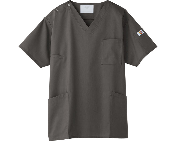 ★ポイント最大16倍★【全国配送可】-スクラブ 7033SC-5　ガンメタ　3L フォーク　JAN 4589989442125 kt341329 取寄品 衣類 ユニフォーム トップ-【介護福祉用具】