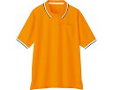 ★ポイント最大16倍★【全国配送可】-ハンソデロングポロシャツ WH90318 オレンジ 5L 自重堂 JAN 4932309552026 kt341806 取寄品 衣類 ユニフォーム トップ-【介護福祉用具】