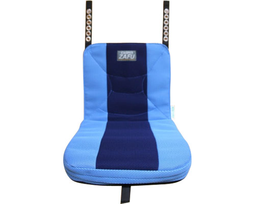 ★ポイント最大16倍★【全国配送可】-キャスパーZAFU　ZEROコード付　S ライトブルー×ネイビー アシスト　JAN 4562479190164 kt342164 取寄品 歩行関連 車いすオプション 車いす用クッション-【介護福祉用具】