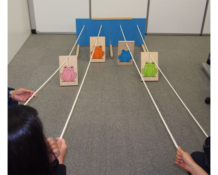 ★ポイント最大16倍★【全国配送可】-カエルぴょこぴょこレース M16183/NM-040 プラス【DLM】　JAN 4580297770269 kt342726 取寄品 健康管理 レクリエーション レクリエーションアイテム-【介護福祉用具】