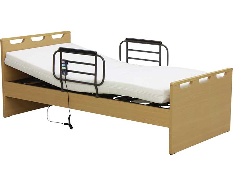 ★ポイント最大16倍★【全国配送可】-1モーター電動ベッド MFB-8101　JKS（LB） 大商産業　JAN 4980710047419 kt343893 取寄品 ベッド関連 ベッド 1モーター-【介護福祉用具】