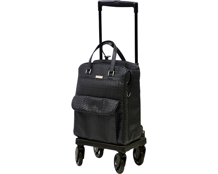 ★ポイント最大16倍★【全国配送可】-メロディ　スムーズ メッシュBK 島製作所　JAN 4945528351424 kt344016 取寄品 歩行関連 ショッピングカート ショッピングカート-【介護福祉用具】