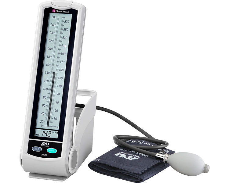 ★ポイント最大16倍★【全国配送可】-水銀レス血圧計　スワンハート UM-102B　卓上型 エー・アンド・デイ　JAN 4981046701556 kt344221 取寄品 医療・施設 計測器 血圧計-【介護福祉用具】