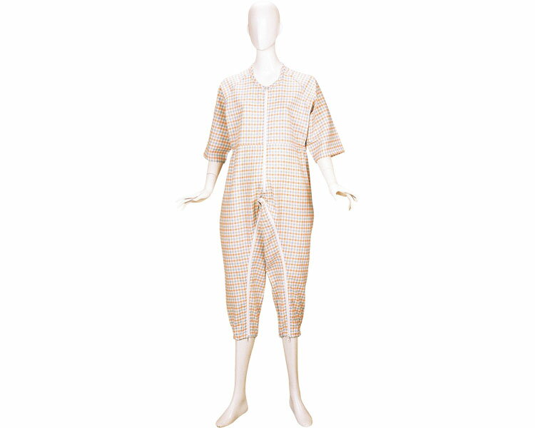 ★ポイント最大16倍★【全国配送可】-ツイルねまき　WファスナーII型　フック付 4100　オレンジ　LL 松本..