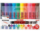 ★ポイント最大16倍★【全国配送可】-プロッキー10色セット PM-150TR10CN 三菱鉛筆 JAN 4902778124093 kt343912 取寄品 ...