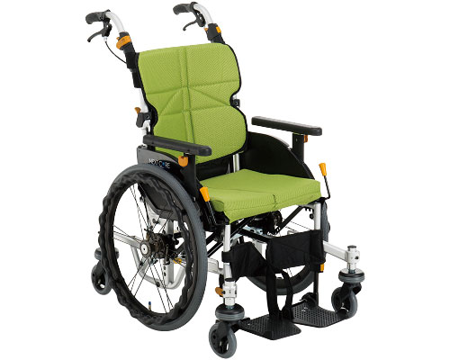 ★ポイント最大16倍★【全国配送可】-ネクストコア・くるり自走用　NEXT-70B 座幅40　＃F-2（ブルー） 松永製作所　JAN kt349041 取寄品 歩行関連 車いす 自走式-【介護福祉用具】