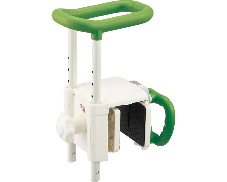 ★ポイント最大16倍★【全国配送可】-高さ調節付浴槽手すり　UST-130R 536-620　グリーン アロン化成　JAN 4970210857731 kt351066 取寄品 入浴関連 浴槽手すり 浴槽手すり-【介護福祉用具】