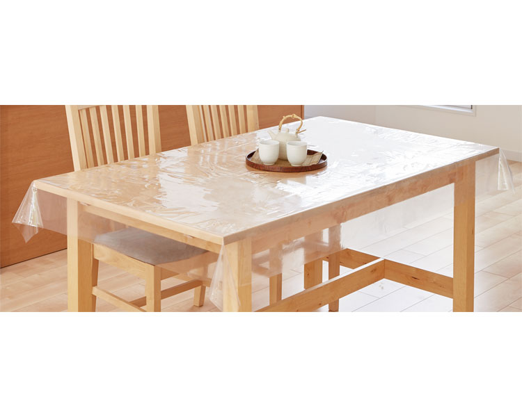 ★ポイント最大16倍★【全国配送可】-好きなサイズにカット出来る透明テーブルクロス セルヴァン　JAN 49..