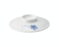 ★ポイント最大16倍★【全国配送可】-茶碗　蓋　φ118×H25 83P-KOFU　Mつる葵（青） 朝日化工　JAN kt3545..