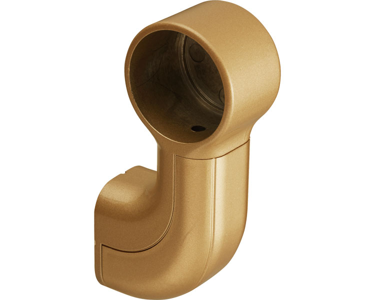 ★9/19-24 P最大27倍★【全国配送可】-32ベースプレート用エンドブラケット　右用 040-6086　ゴールド　カバー マツ六　JAN 4976415852212 kt356372 取寄品 住宅改修 手すり 屋内用・部材-【介護福祉用具】