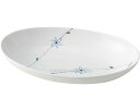 ★ポイント最大16倍★【全国配送可】-楕円大鉢 255×160×H50 818-MNDO ラインフラワー(青) 朝日化工 JAN kt354663 取寄品 食事...