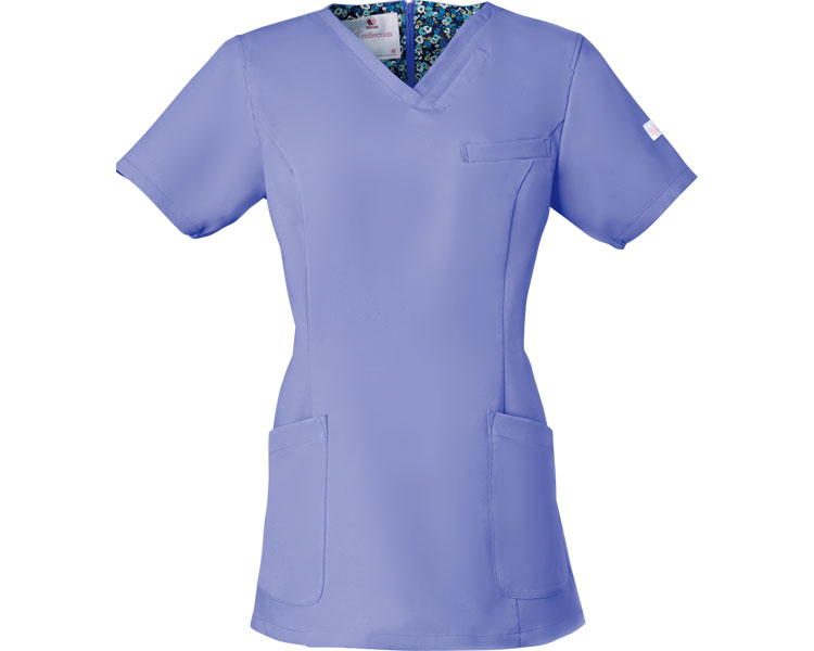 ★ポイント最大16倍★【全国配送可】-スクラブ HI700　ストエカス　M フォーク　JAN 4571205597719 kt359658 取寄品 衣類 ユニフォーム トップ-【介護福祉用具】