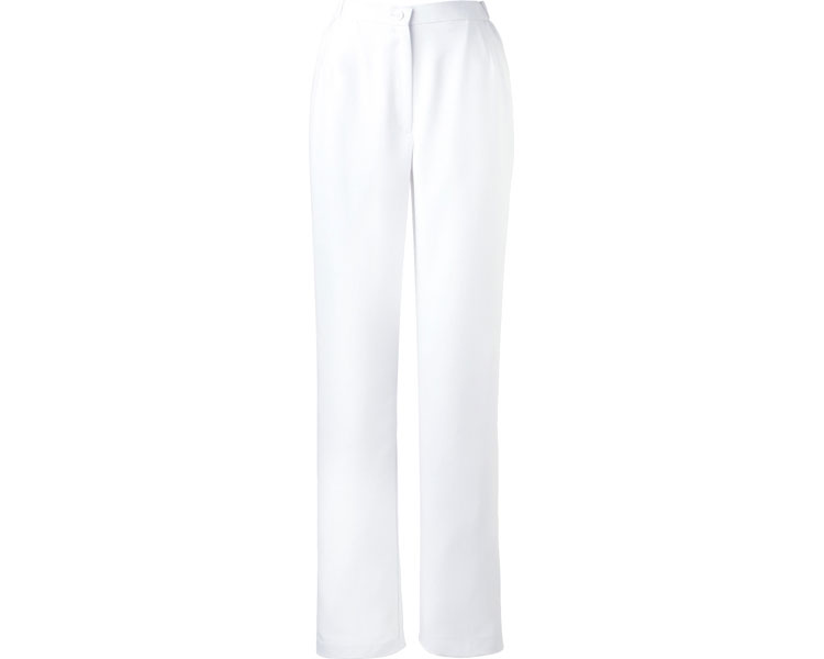 ★ポイント最大16倍★【全国配送可】-ストレートパンツ 6006EW　ホワイト　S フォーク　JAN 4571205547523 kt360450 取寄品 衣類 ユニフ..