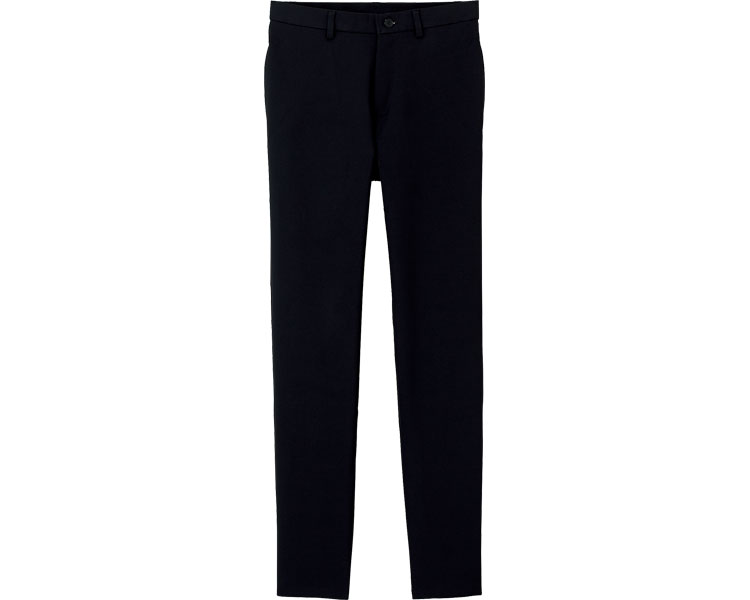 ★ポイント最大16倍★【全国配送可】-フィットストレートパンツ 6008NS ブラック LL フォーク JAN 4571205585402 kt360919 取寄品 衣類 ユニフォーム ボトム-【介護福祉用具】