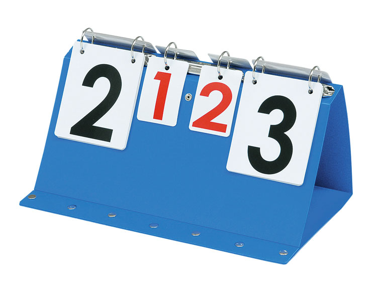 ★ポイント最大16倍★【全国配送可】-両面表示ソフトテニス得点板 B-3958 トーエイライト　JAN 451889125..