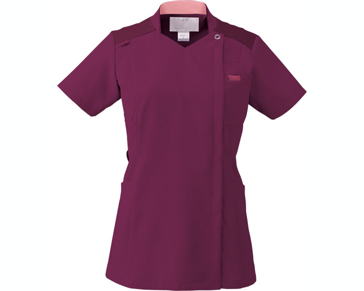 ★ポイント最大16倍★【全国配送可】-レディスジップスクラブ 7038SC　BG×BG　EL フォーク　JAN 4589989535131 kt369424 取寄品 衣類 ユニフォーム トップ-【介護福祉用具】