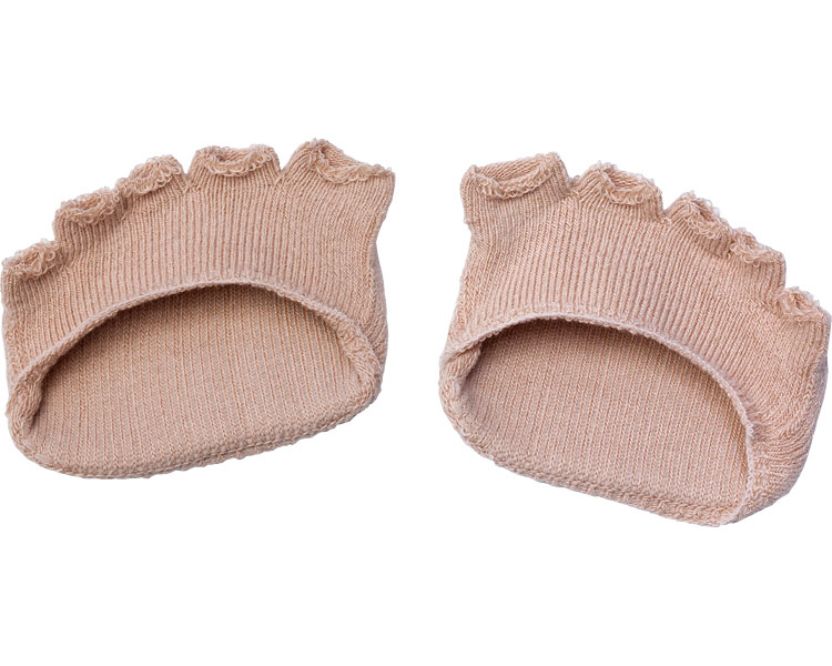 ★ポイント最大16倍★【全国配送可】-綿混サラリ洗える足まめパッド（1足組） AP-425717 ベージュ アルファックス JAN 4528870425717 kt370397 取寄品 衣類 サポーター 膝・足・足首・かかと-【介護福祉用具】