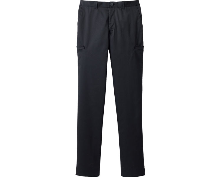 ★ポイント最大16倍★【全国配送可】-メンズストレッチカラーチノ FP6005M-16　ブラック　76 ボンマックス　JAN 4544316316494 kt374073 取寄品 衣類 ユニフォーム ボトム-【介護福祉用具】