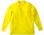 ★ポイント最大16倍★【全国配送可】-ポケット付きCVC鹿の子ドライ長袖ポロシャツ MS3115-10 イエロー ..