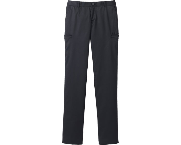 ★ポイント最大16倍★【全国配送可】-レディスストレッチカラーチノ FP6305L-16　ブラック　17号 ボンマックス　JAN 4544316317484 kt374455 取寄品 衣類 ユニフォーム ボトム-【介護福祉用具】