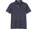 ★ポイント最大16倍★【全国配送可】-ユニセックス吸汗速乾ポロシャツ FB4531U-8 ネイビー L ボンマックス JAN 4544316363412 kt375019 取寄品 衣類 ユニフォーム トップ-【介護福祉用具】