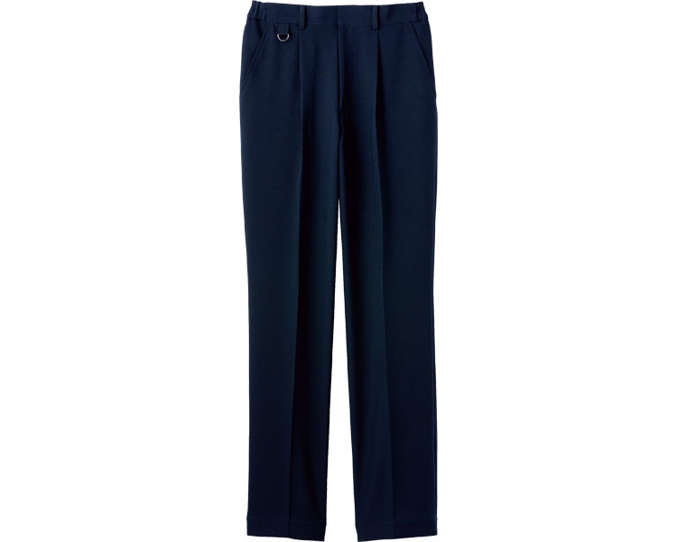 ★ポイント最大16倍★【全国配送可】-裾上げらくらくパンツ FP6700U-8　ネイビー　SS ボンマックス　JAN 4544316365928 kt375200 取寄品 衣類 ユニフォーム ボトム-【介護福祉用具】